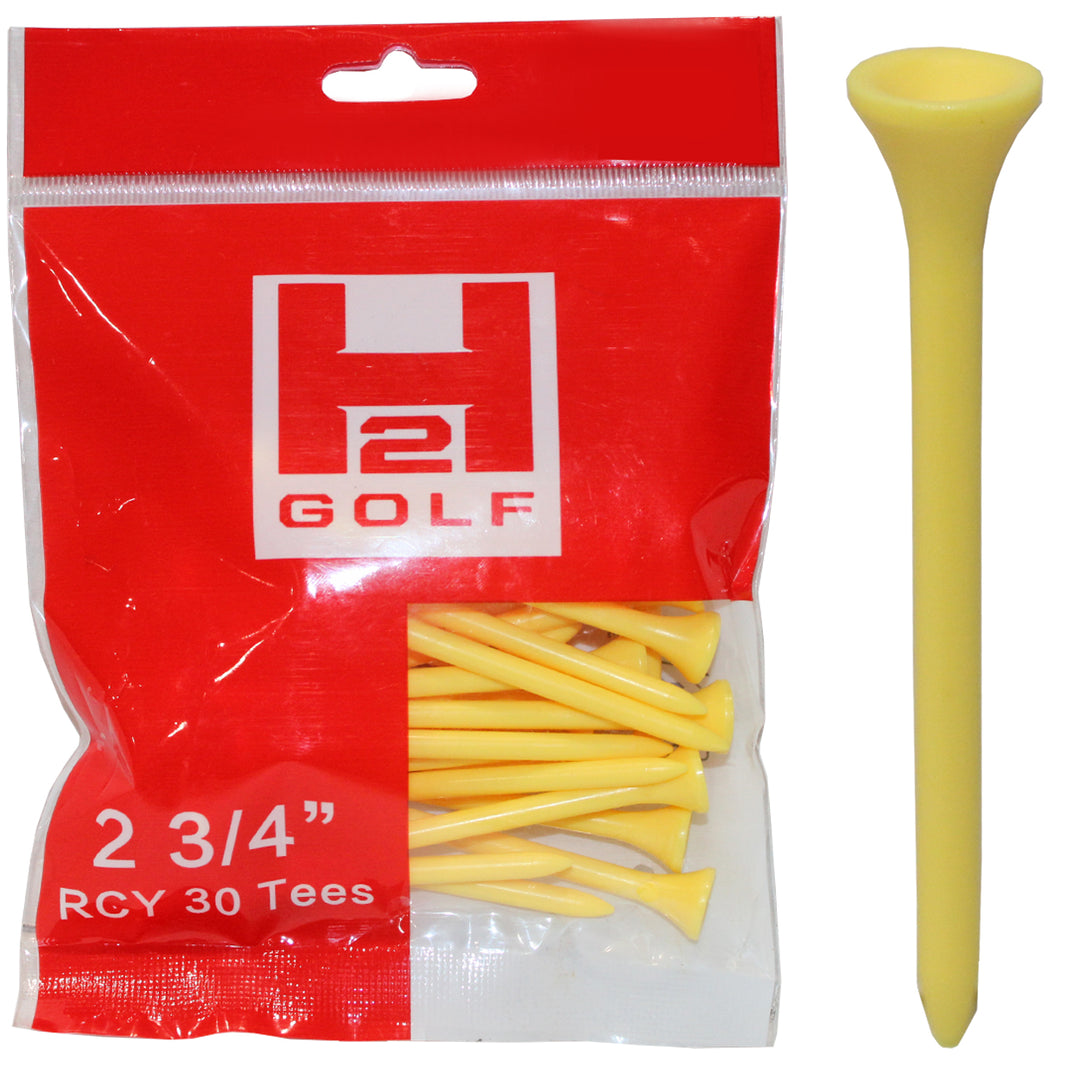 H2 Recycled Plastic 2 3/4" Golf Tees - 30pc