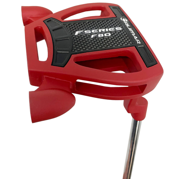 Orlimar Golf Red F80 Plumbers Neck Mallet Style Putter (Red)