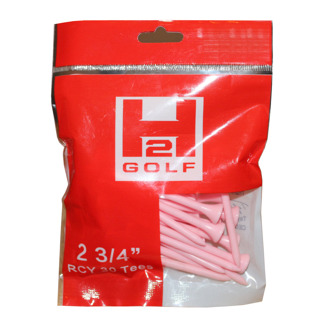 H2 Golf Plastic 2 3/4" Golf Tees (30pc)