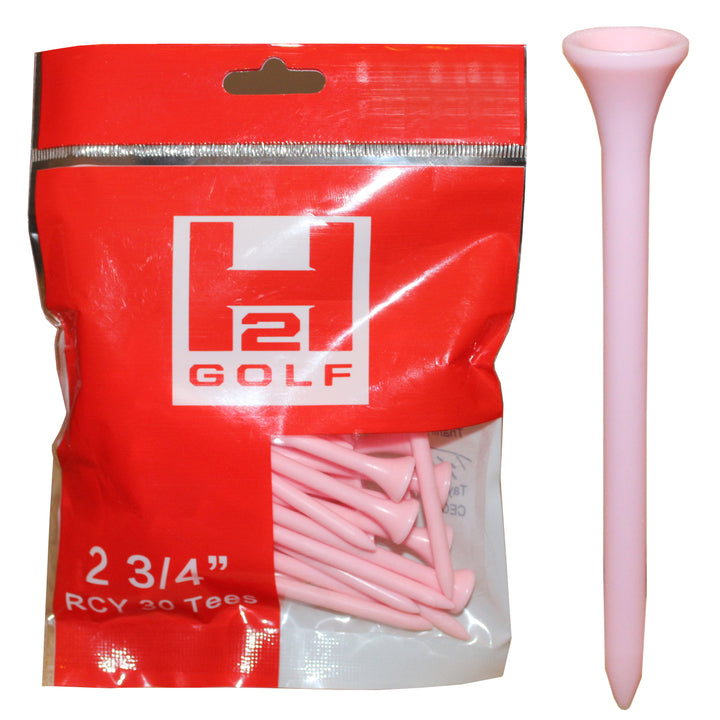 H2 Golf Plastic 2 3/4" Golf Tees (30pc)