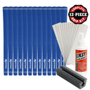 Karma Velour Blue Golf Club Grip Kit (13 Grips, Solvent & Double Sided Tape)