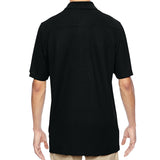 North End Performance Solid Waffle Texture Polo Golf Shirt