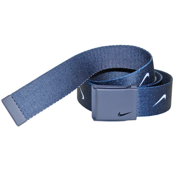 Nike Golf Men's Reversible Cut To Fit Swoosh Repeat Web Belt