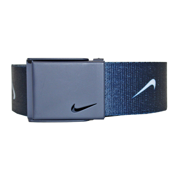 Nike Golf Men's Reversible Cut To Fit Swoosh Repeat Web Belt