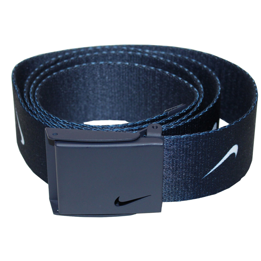 Nike Golf Men's Reversible Cut To Fit Swoosh Repeat Web Belt