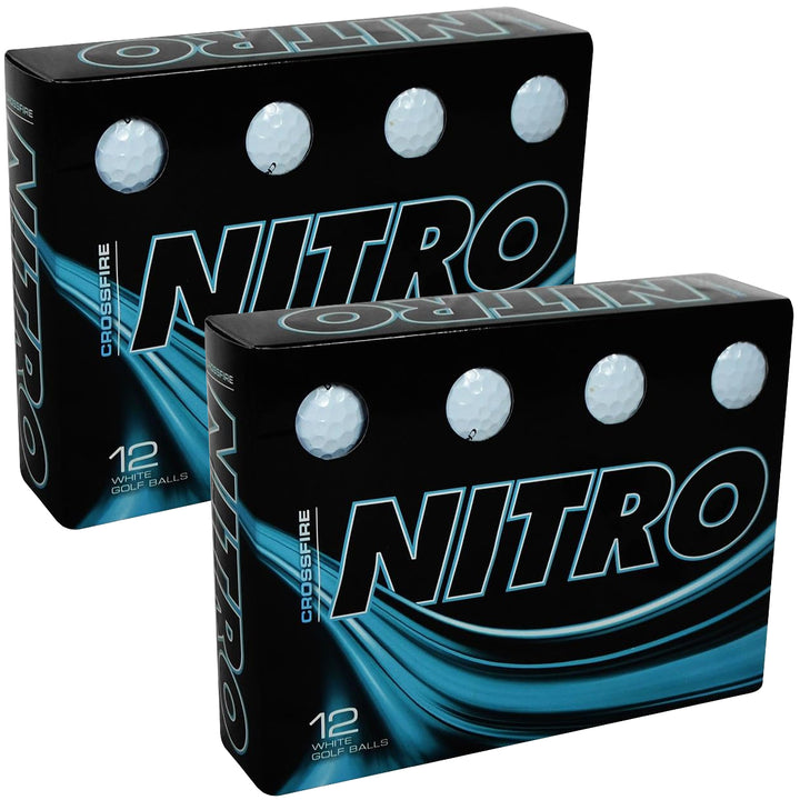 Nitro Crossfire Golf Balls 24 (2 Dozen)