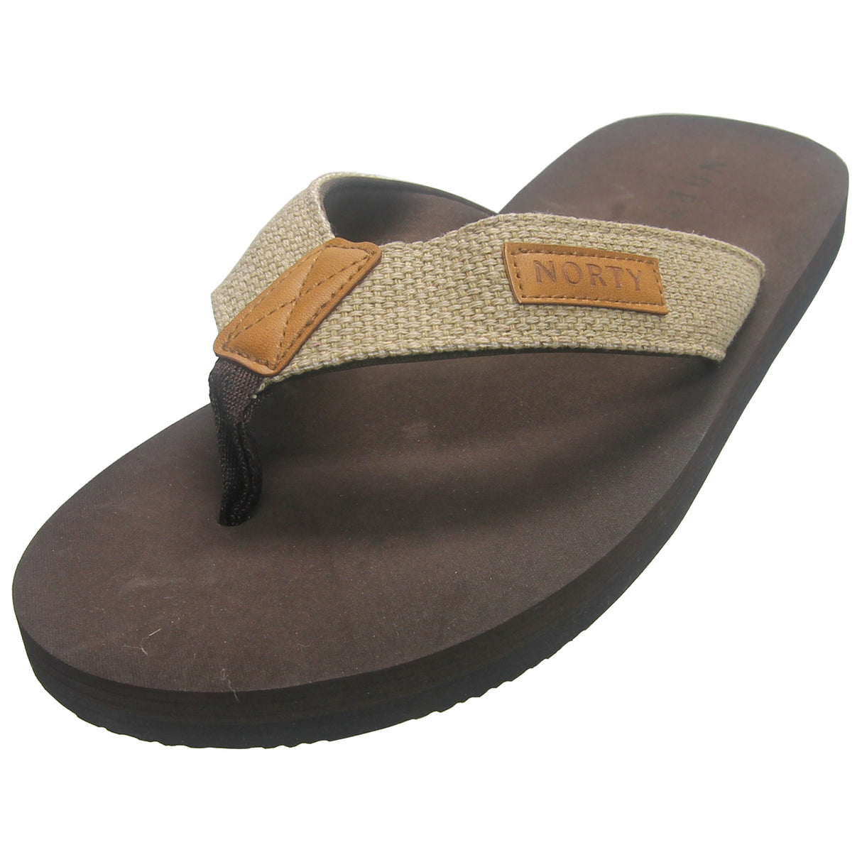 Norty Men's Flip-Flop Thong Sandal