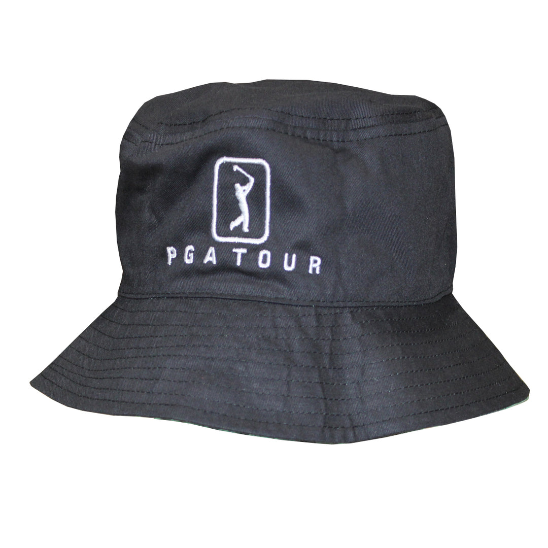 PGA Tour Reversible Bucket Hat (One Size Fits Most - Up to Size 7.5)