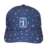 PGA Tour Golf Pro Series USA Print Adjustable Hat