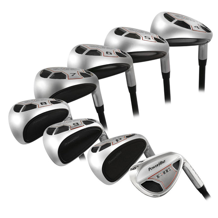 PowerBilt EX-550 Hybrid Iron Set (4-PW,SW)