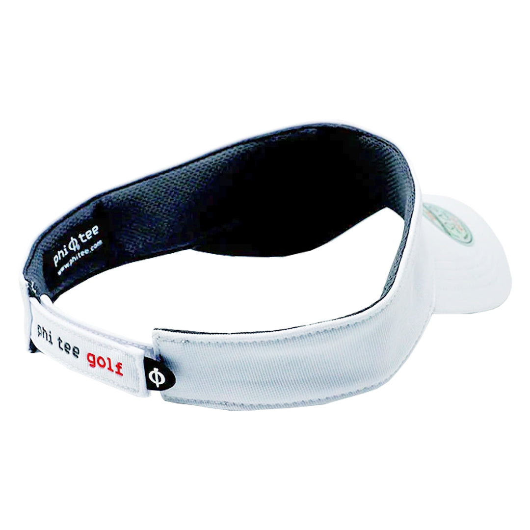 Phi Tee Golf Men's Hook and Loop Adjustable Golf Visor