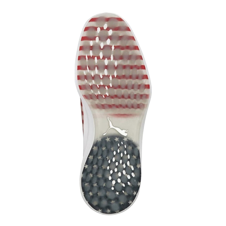PUMA Men's Ignite Fasten8 Volition Stars & Stripes Waterproof Golf Shoes