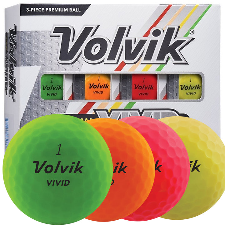 Volvik New Vivid Matte Finish Golf Balls (1 Dozen)