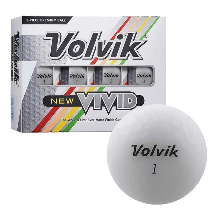Volvik New Vivid Matte Finish Golf Balls (2 Dozen)