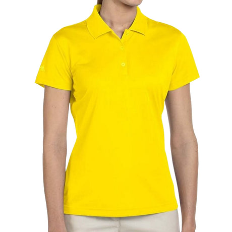 Adidas Golf Women's Climalite Jacquard Solid Polo Shirt