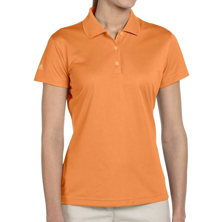 Adidas Golf Women's Climalite Jacquard Solid Polo Shirt