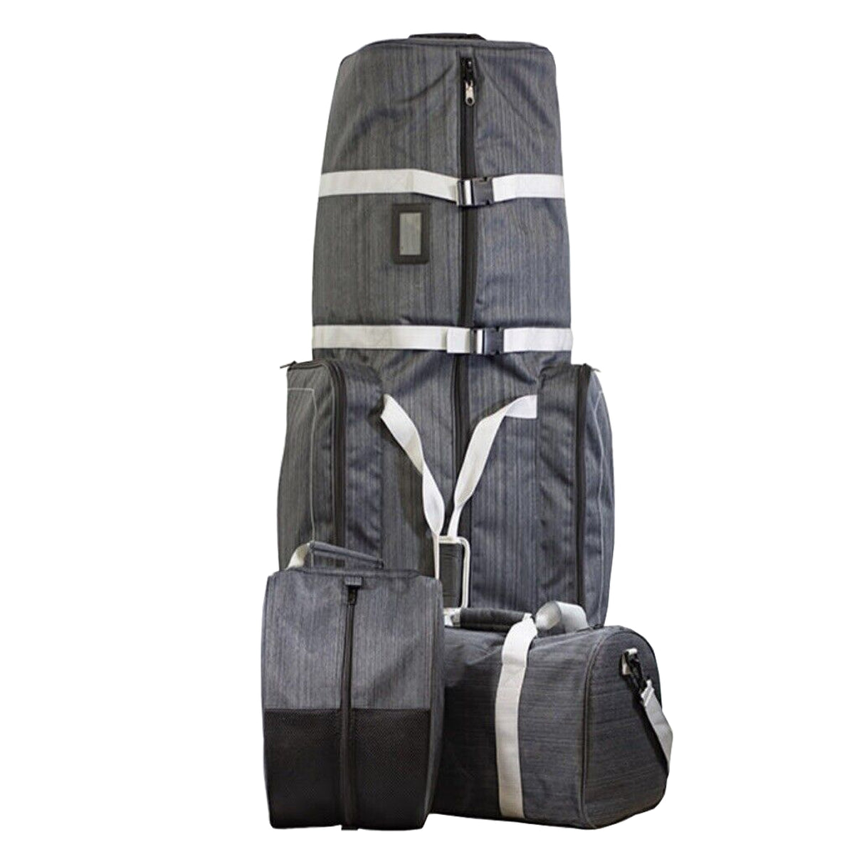 Travel Guardian 3-Piece Deluxe Padded Wheeled Golf Bag Travel Cover Set